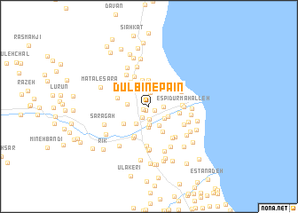 map of Dūlbīn-e Pā\