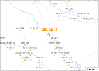 map of Dulceni