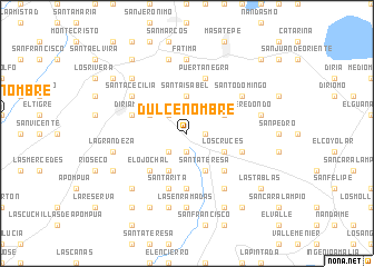 map of Dulce Nombre