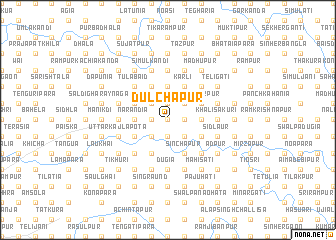 map of Dulchāpur