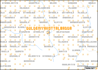 map of Duldeniya Kottalbadda