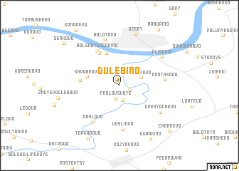 map of Dulebino