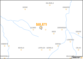 map of Duletī