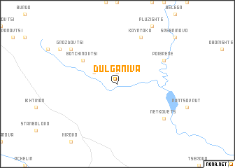 map of Dŭlga Niva