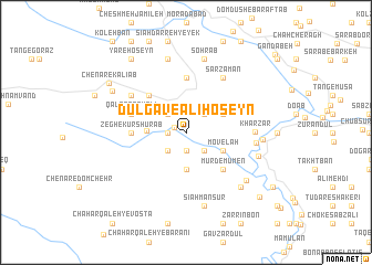 map of Dūl Gāv-e ‘Alī Ḩoseyn