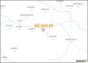 map of Dülgerler