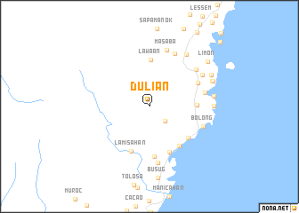 map of Dulian