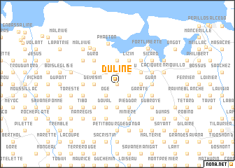 map of Duline