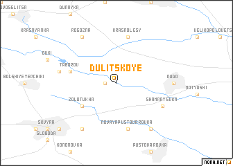 map of Dulitskoye