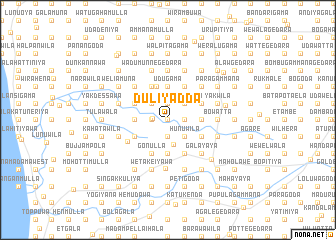 map of Duliyadda