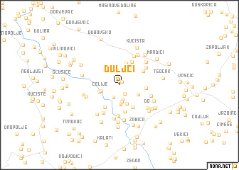 map of Duljci