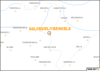 map of Dulkadirliyarımkale