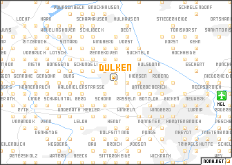 map of Dülken