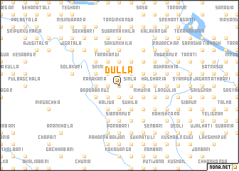 map of Dulla