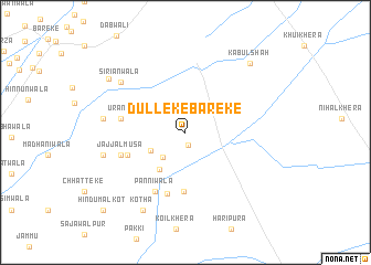 map of Dulleke Bāreke