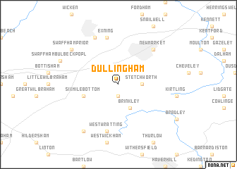 map of Dullingham