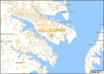 map of Dulls Corner