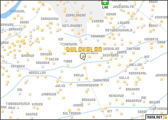 map of Dulo Kalān