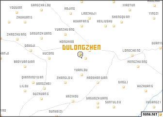 map of Dulongzhen