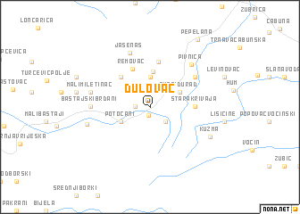 map of Ðulovac