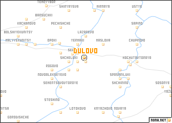 map of Dulovo