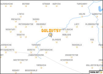 map of Dulovtsy