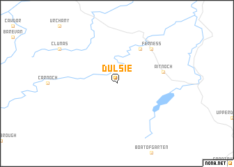 map of Dulsie