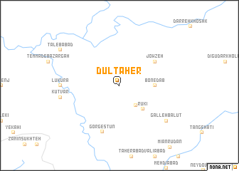 map of Dūl Ţāher