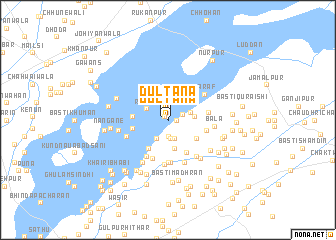 map of Dultāna