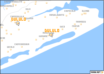 map of Dululo