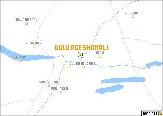 map of Dūlūrg-e Shomālī