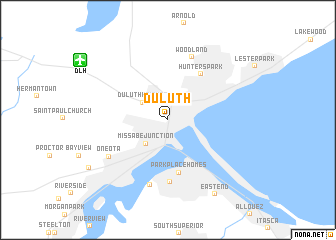 map of Duluth