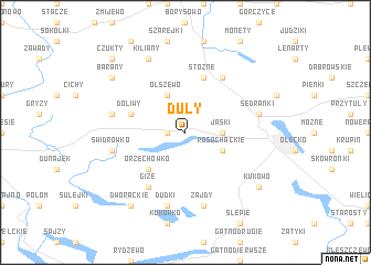map of Duły
