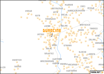 map of Dumačine