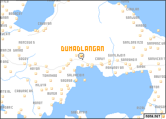 map of Dumadlangan