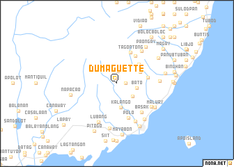 map of Dumaguette