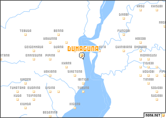 map of Dumaguna