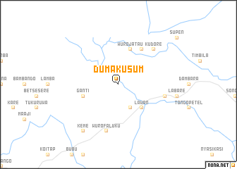 map of Dumakusum