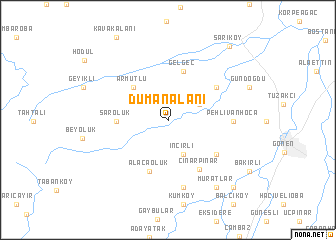 map of Dumanalanı