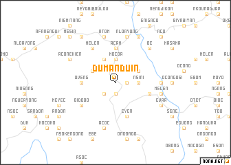 map of Dumanduin