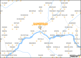 map of Dumandui