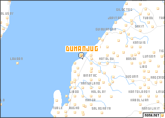 map of Dumanjug