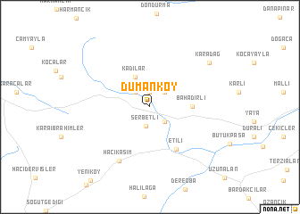 map of Dumanköy