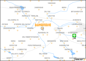 map of Dumanove