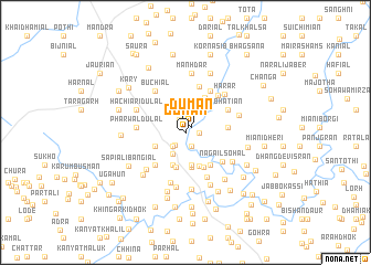 map of Dūman