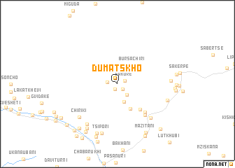map of Dumatskho