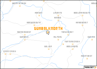 map of Dumbalk North