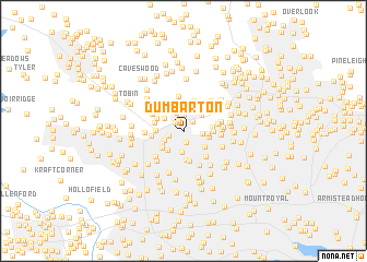 map of Dumbarton