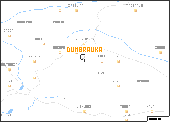 map of Dumbrauka