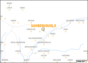 map of Dumbrava-Vale
